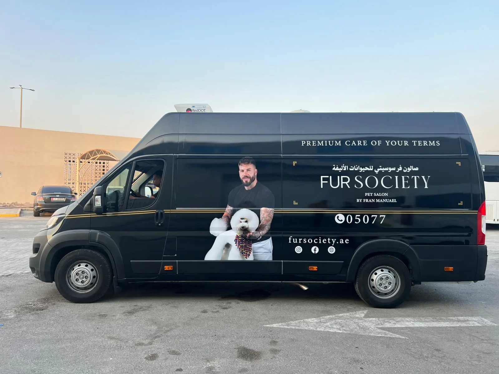 FUR Society van — Fran Manuael side wrap